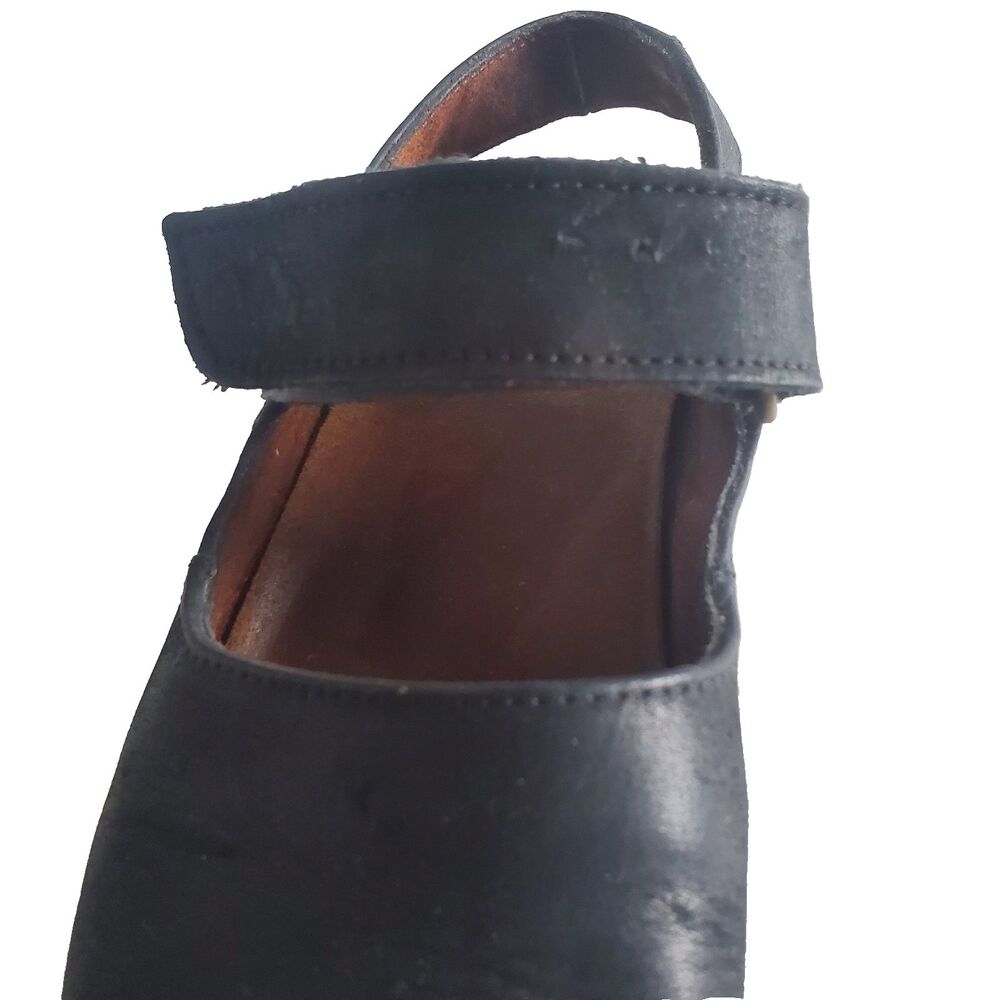 Wolky Women’s Clogs US 6.5 EU 37 Black Leather Mary Jane Slingback Adjustable - Picture 7 of 13
